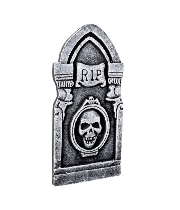 Halloween Grafsteen RIP Skull 41x20cm