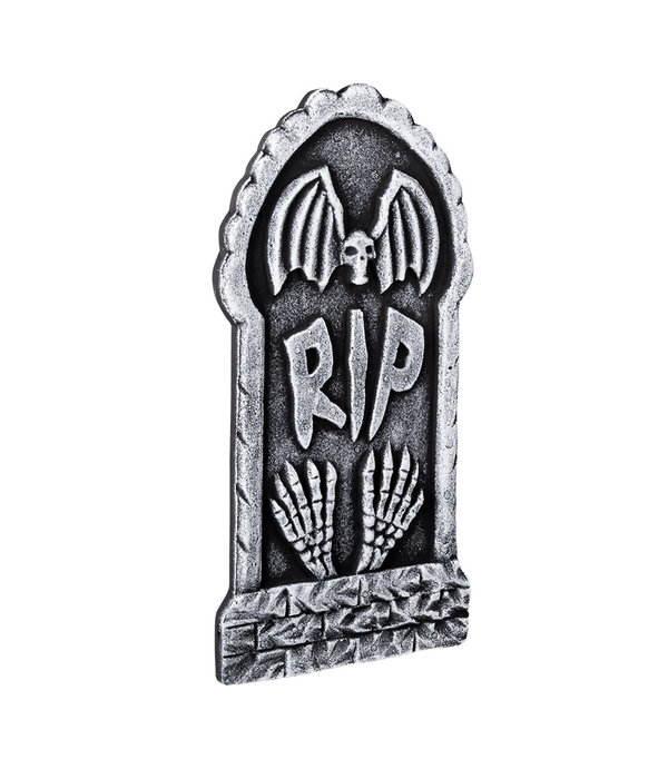Halloween Grafsteen RIP Skull 41x20cm