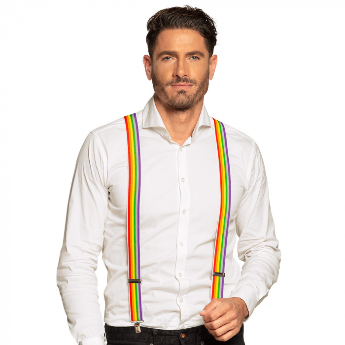 Party bretels regenboog afbeelding