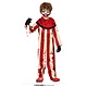 Killer Clown Jumpsuit kind Gestreept