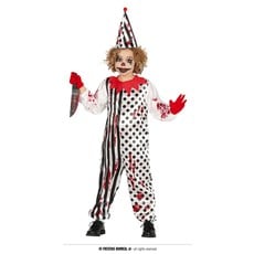 Horror Clown Pierrot Jumpsuit Kind