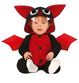 Vleermuis Jumpsuit Rood Baby