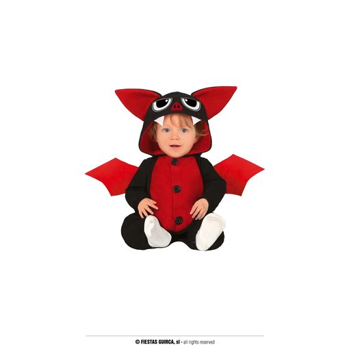 Vleermuis Jumpsuit Rood Baby