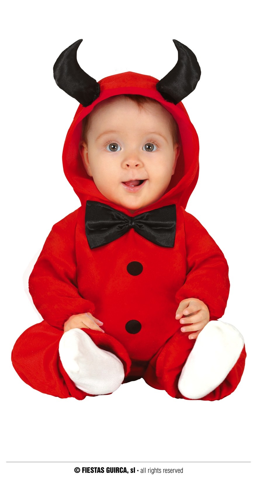 Samuel piano Accommodatie Duivel Jumpsuit Rood Baby Met Strik - Feestbazaar.nl