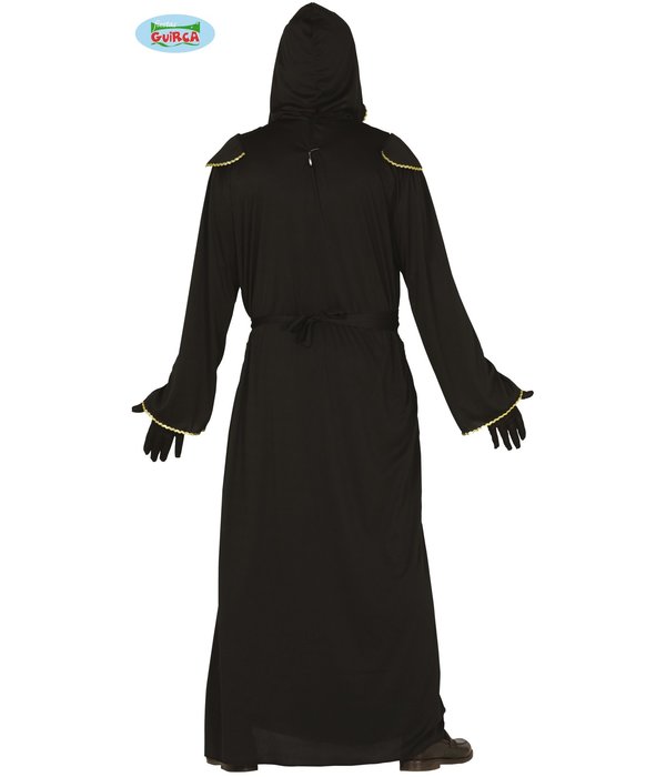 Duistere Tovenaar Kostuum Man Goud/Zwart