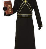 Duistere Tovenaar Kostuum Man Goud/Zwart