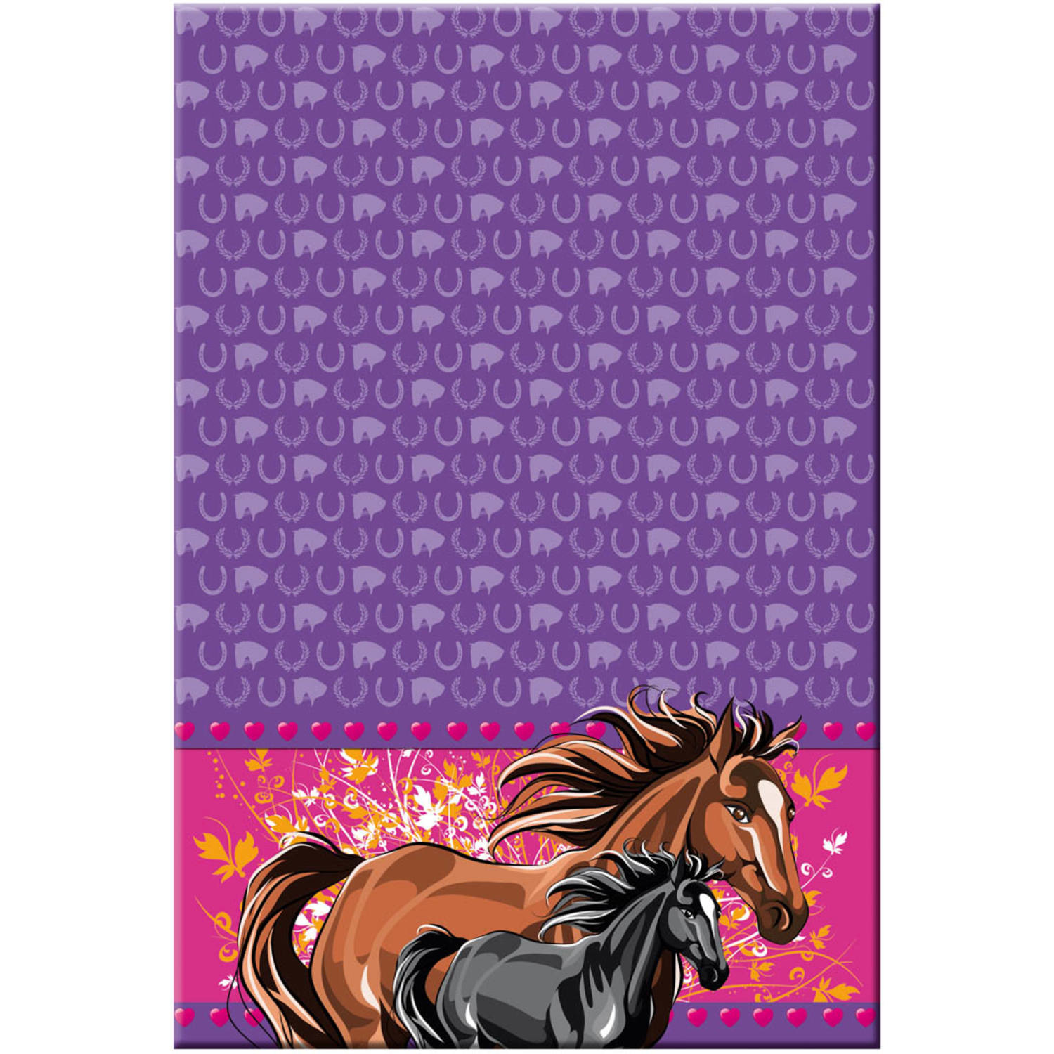 Paarden Tafelkleed Trendy 130x180 cm afbeelding