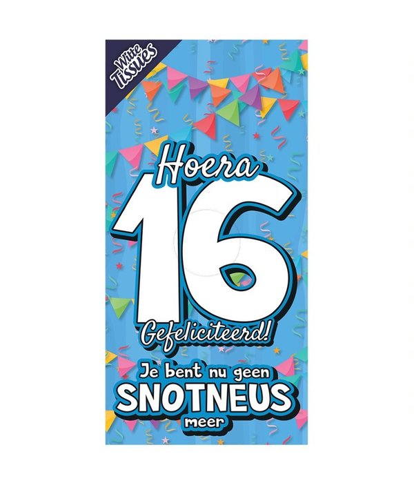 Tissuebox 16 Jaar Jongen