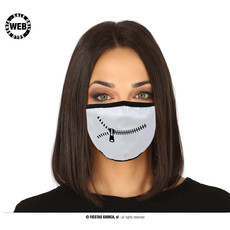 Mondkapje Rits Zip It! Wit