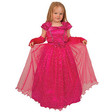 Prinsessenjurk Louise Meisje Donkerroze