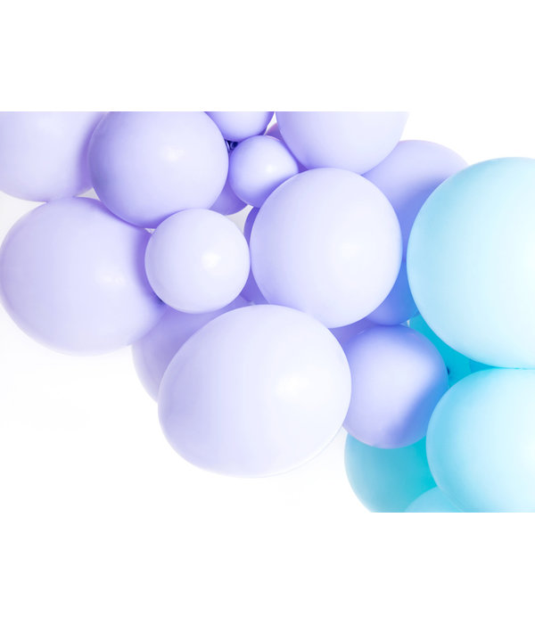 Ballonnen Pastel Licht Lila (50st)