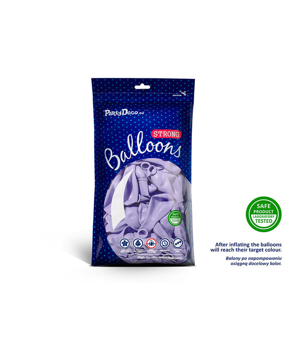 Ballonnen Pastel Licht Lila (100st)
