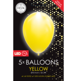 LED Ballonnen Geel (5st)
