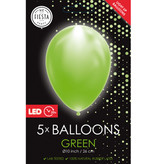 LED Ballonnen Groen (5st)