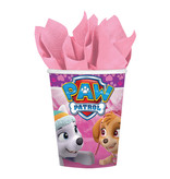 Feestbekers Paw Patrol Roze (8st)
