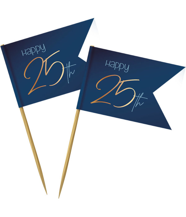 Prikkers 25 Jaar Elegant True Blue (36st)