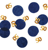 Confetti 50 Jaar Blauw/Goud Elegant True Blue (25gr)