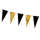 Mini Vlaggenlijn Goud/Zwart (2,15m)