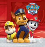Servetten Paw Patrol Rood (20st)