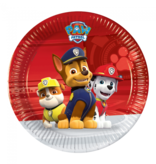 Gebaksbordjes Paw Patrol Rood 20cm (8st)