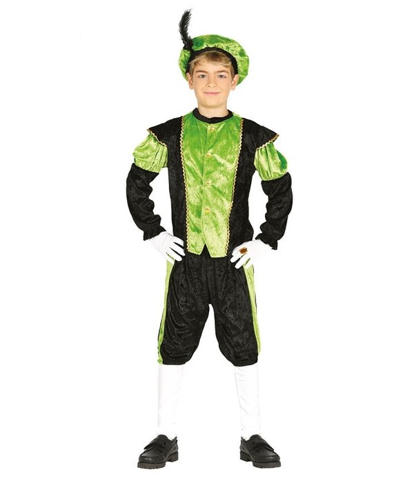 Pietenpak jongen/meisje groen-zwart