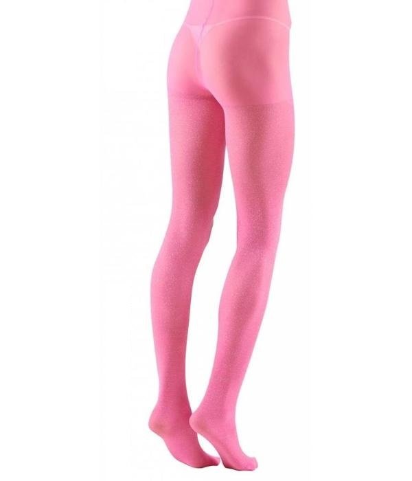 Panty 40den glitter roze