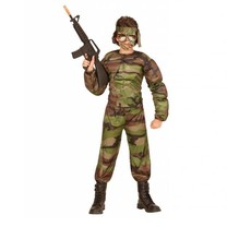 Gespierde super soldaten kostuum kind
