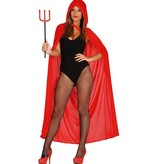 Cape Rood Velvet Met Kap