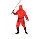 Rode draak ninja pak volwassen