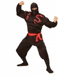 Super Ninja heren kostuum gespierd