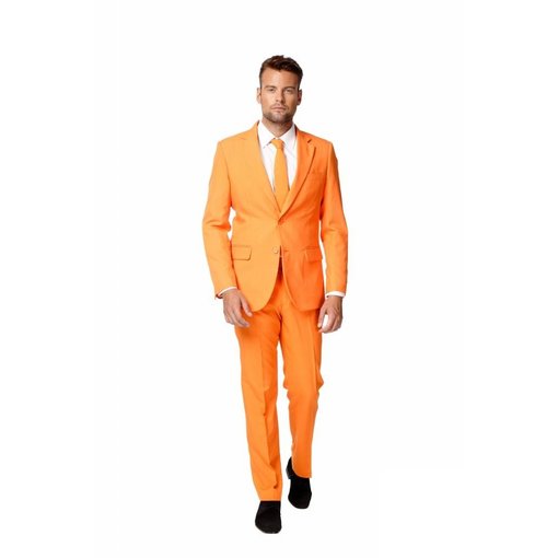 Oranje Herenkostuum 3-delig