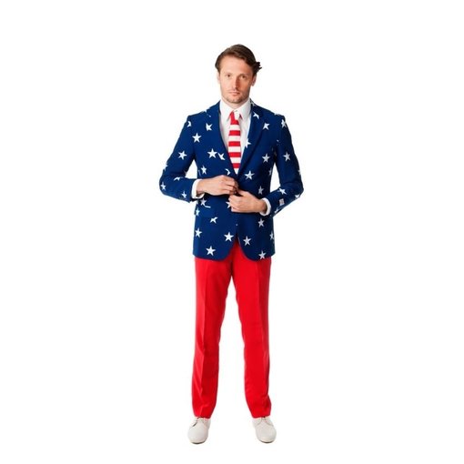 Amerika kostuum Stars and Stripes