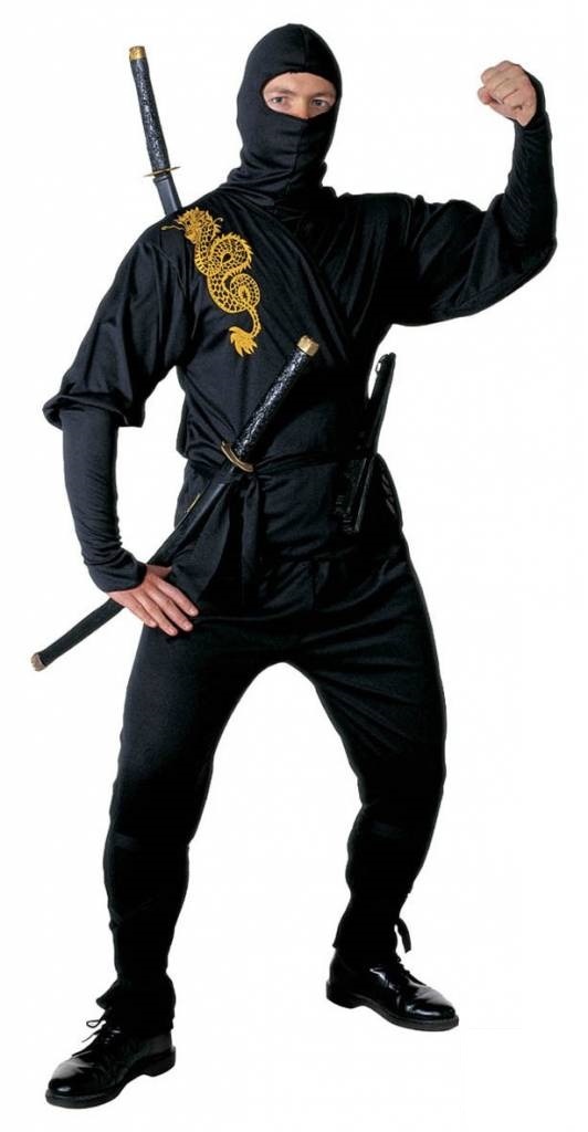 Dragon Ninja kostuum volwassenen afbeelding