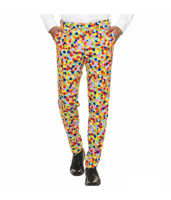 Confetti maatpak Opposuits heren
