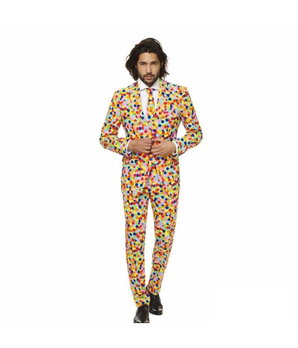 Confetti maatpak Opposuits heren