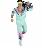 Mintgroen Trainingspak Man Kostuum