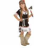 Indiaans meisje zwart