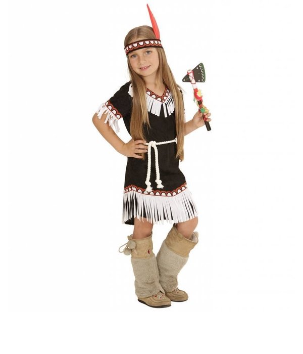 Indiaans meisje zwart