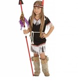 Indiaans meisje zwart