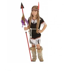 Indiaans meisje zwart