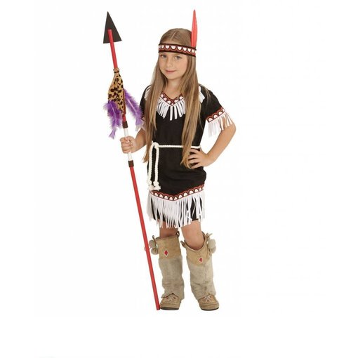 Indiaans meisje zwart