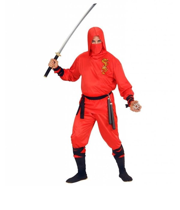 Rode draak ninja pak kind