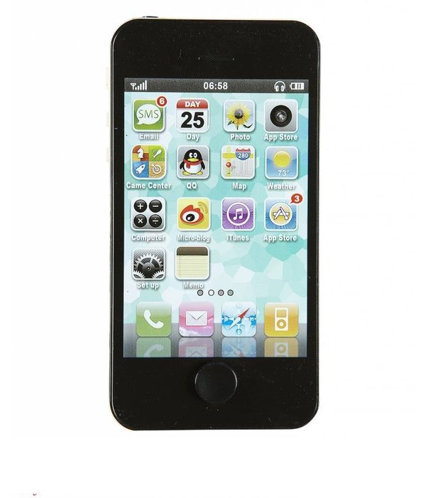 Spuitende mobiele telefoon