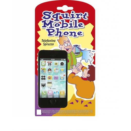 Spuitende mobiele telefoon