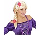 Rapunzel pruik met bloemen