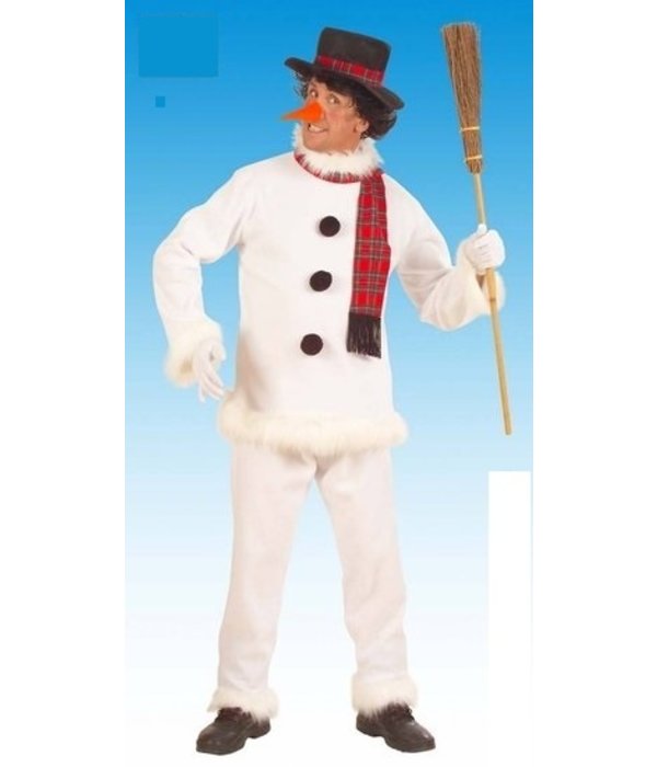 zijde Pessimist Smerig Snowman sneeuwpop kostuum - Feestbazaar.nl