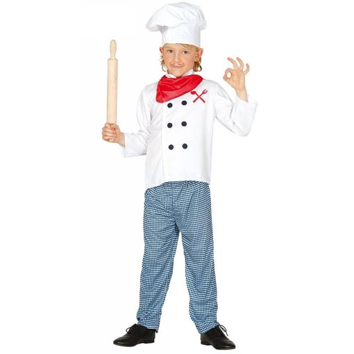Chef kok kind kostuum