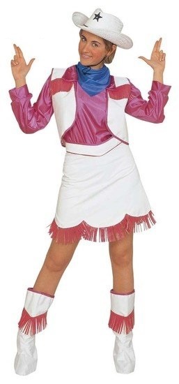 Saloon Cow girl pak afbeelding