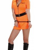 Vrouwelijke gevangene guilty kostuum