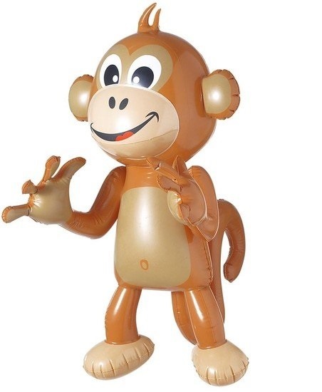 Opblaasbare Aap 50cm afbeelding